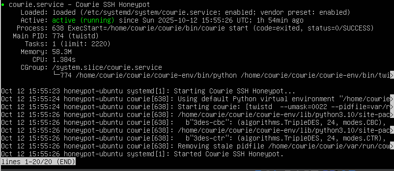 Cowrie honeypot UI / files (placeholder)